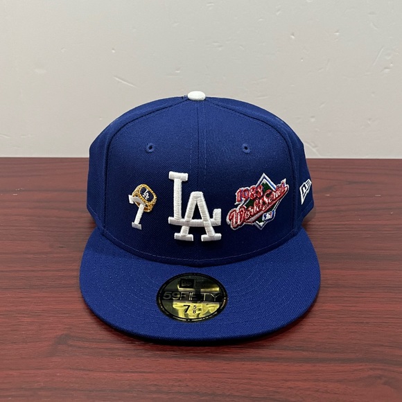 New Era, 59Fifty Fitted Hat, Los Angeles Dodgers, 7 World Championships - Picture 1 of 16